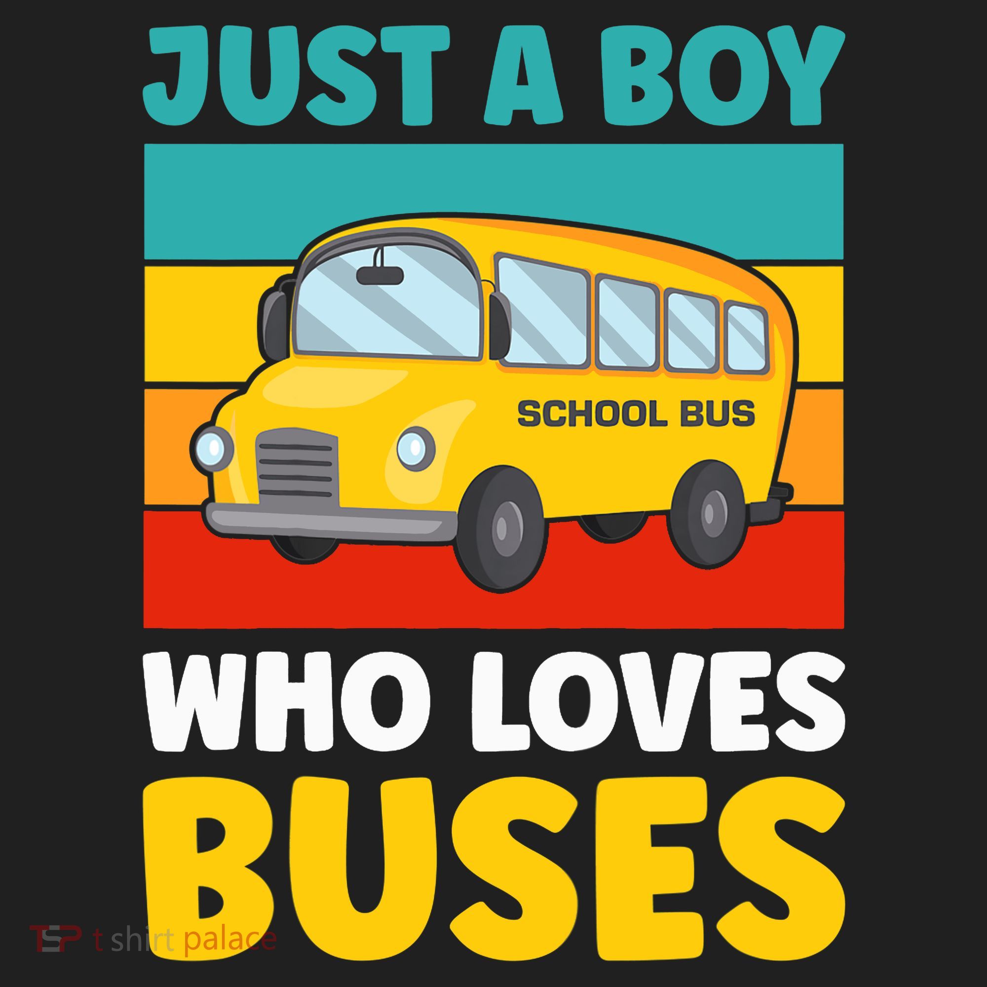 Just a Boy who loves Buses School Bus Tumbler