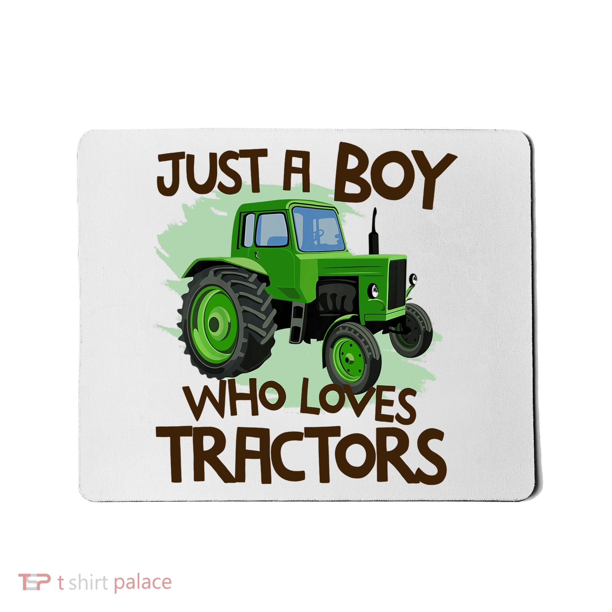 Just A Boy Who Loves Tractors T Farm Birthday Gift Mousepad