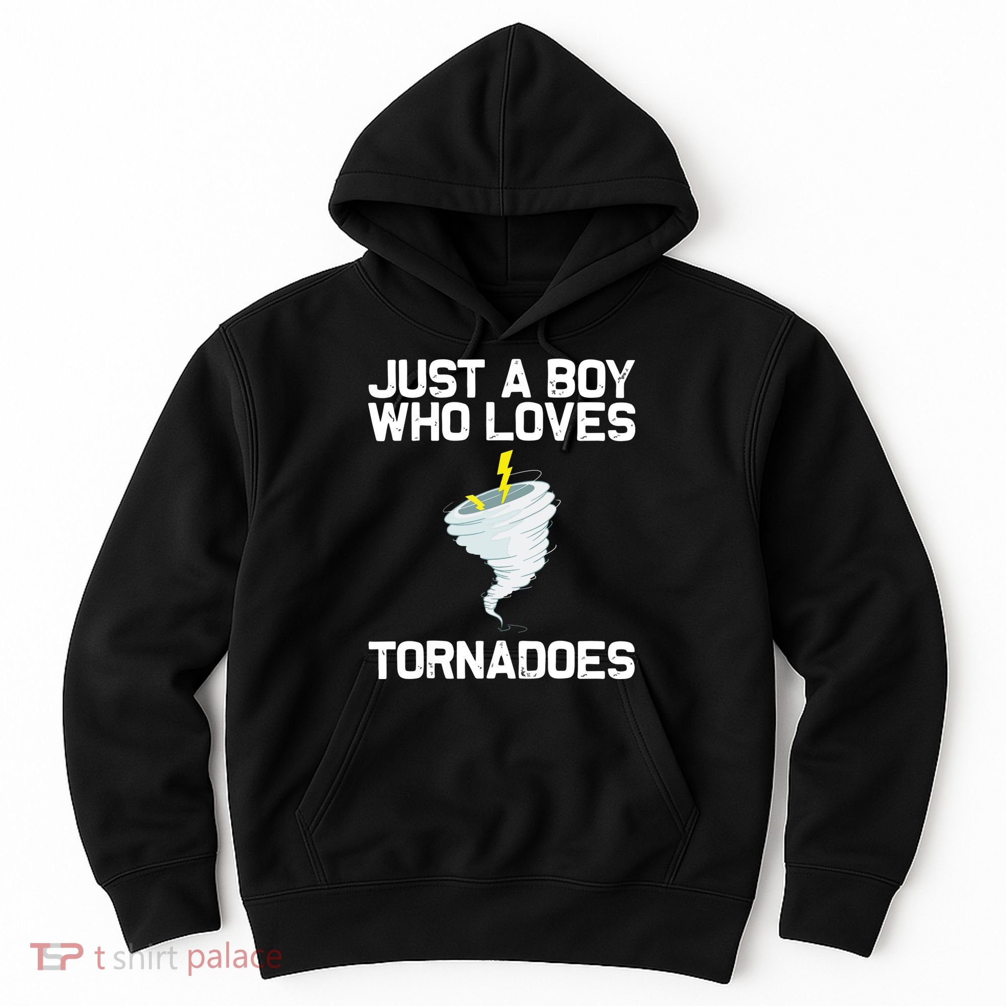 Just A Boy Who Loves Tornadoes Tornado Meteorologist Hoodie