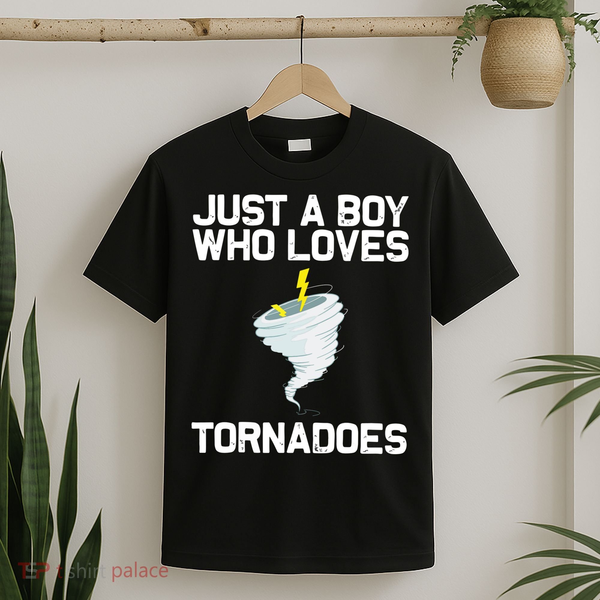 Just A Boy Who Loves Tornadoes Tornado Meteorologist T-Shirt