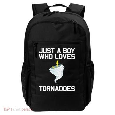 Just A Boy Who Loves Tornadoes Tornado Meteorologist Backpack