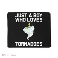 Just A Boy Who Loves Tornadoes Tornado Meteorologist Mousepad thumb 0