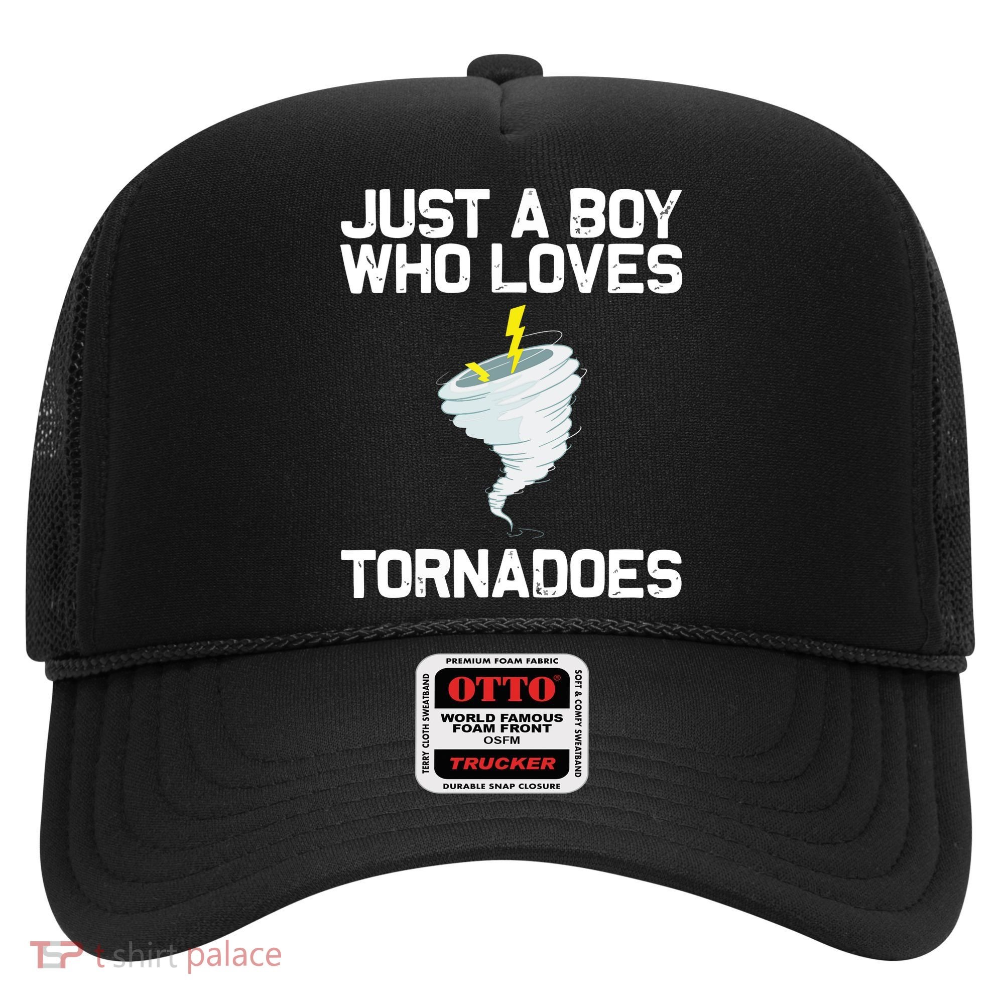 Just A Boy Who Loves Tornadoes Tornado Meteorologist Hat