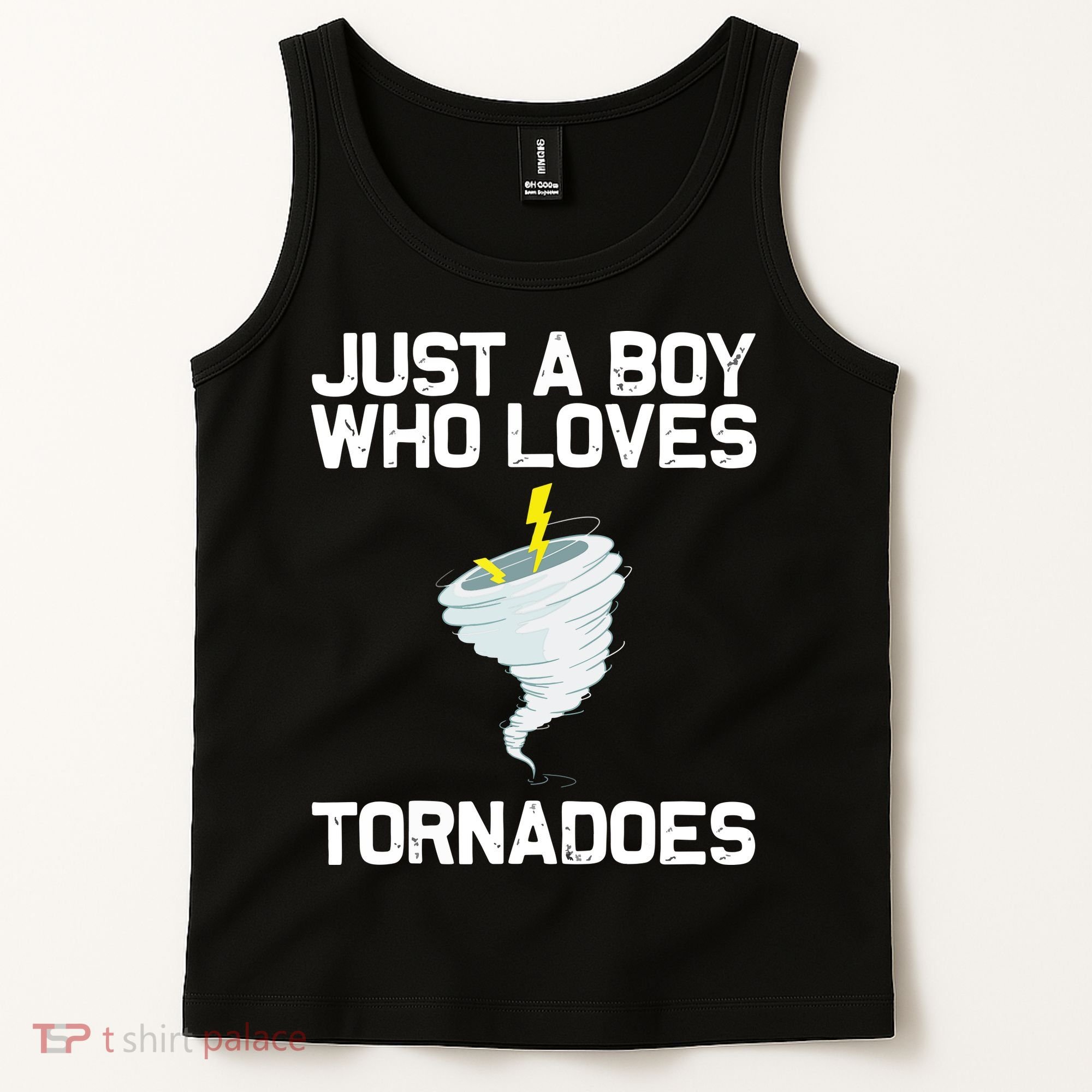 Just A Boy Who Loves Tornadoes Tornado Meteorologist Tank Top