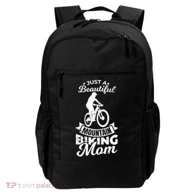 Just A Beautiful Mountain Biking Mom Meaningful Gift Backpack