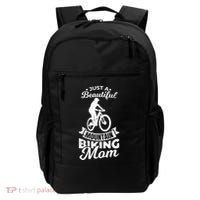 Just A Beautiful Mountain Biking Mom Meaningful Gift Backpack thumb 0