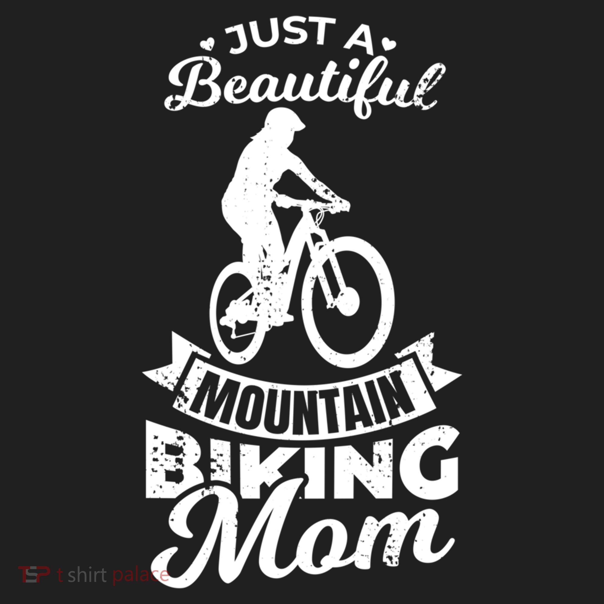 Just A Beautiful Mountain Biking Mom Meaningful Gift Beanie