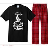 Just A Beautiful Mountain Biking Mom Meaningful Gift Pajama Set thumb 0