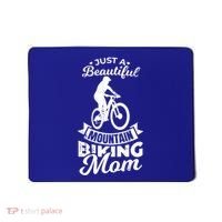 Just A Beautiful Mountain Biking Mom Meaningful Gift Mousepad thumb 0
