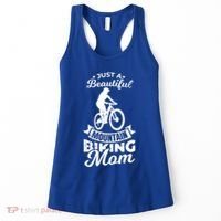 Just A Beautiful Mountain Biking Mom Meaningful Gift Women's Tank Top thumb 0