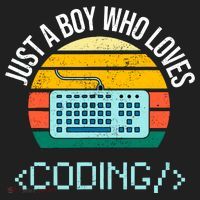 Just A Boy Who Loves Coding Computer Funny Beanie thumb 2