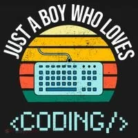 Just A Boy Who Loves Coding Computer Funny Pajama Set thumb 2