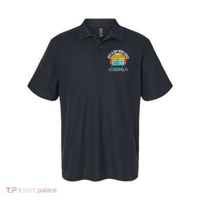 Just A Boy Who Loves Coding Computer Funny Polo
