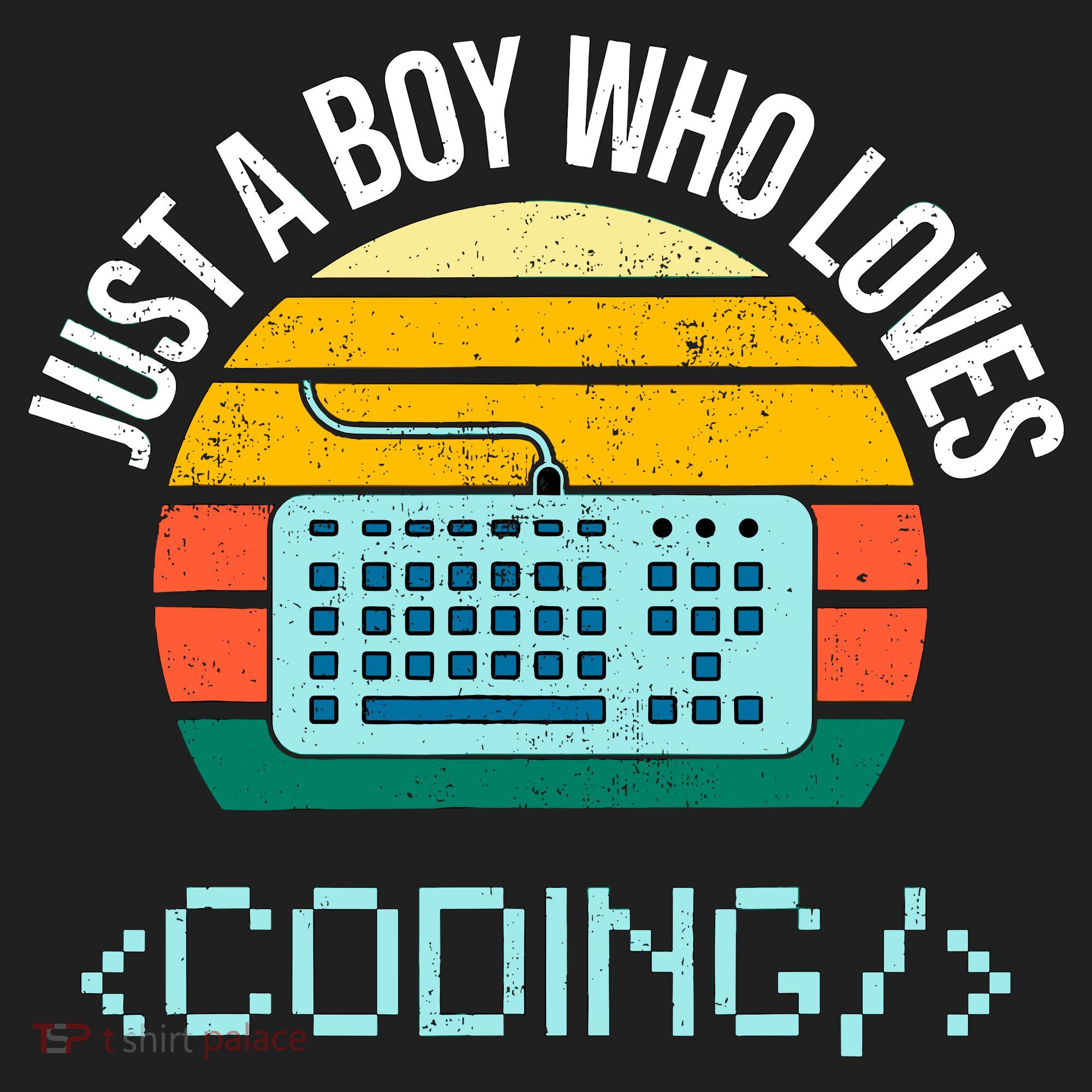 Just A Boy Who Loves Coding Computer Funny Tumbler