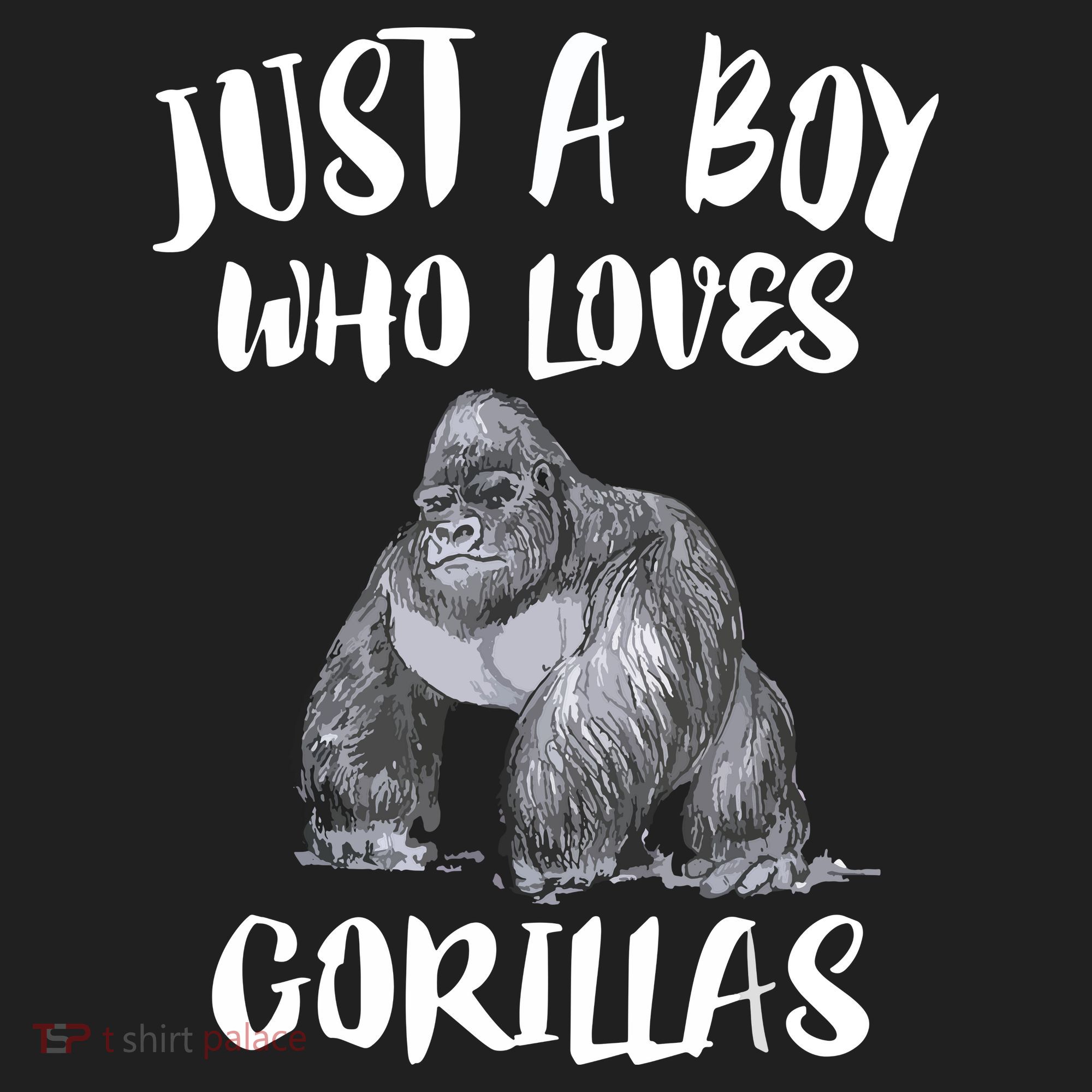 Just A Boy Who Loves Gorillas, Gorilla Lover Gift Tumbler