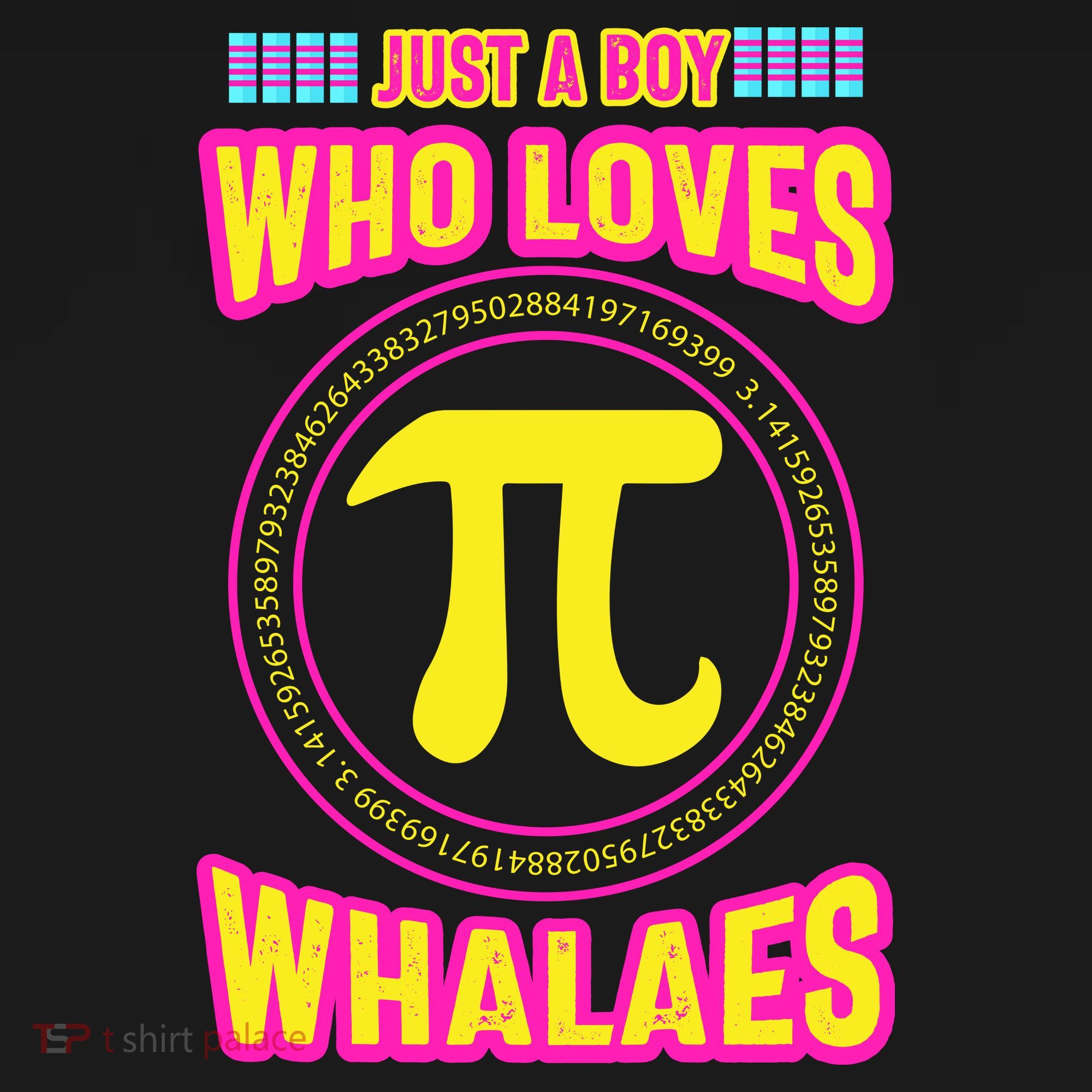 Just A Boy Who Loves Pi Whales Pi Day Apron