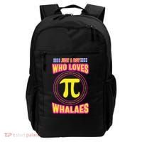 Just A Boy Who Loves Pi Whales Pi Day Backpack thumb 0