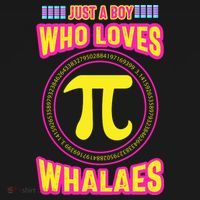 Just A Boy Who Loves Pi Whales Pi Day Ornament thumb 1