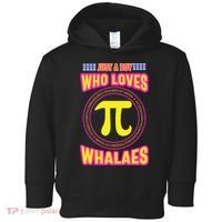 Just A Boy Who Loves Pi Whales Pi Day Toddler Hoodie thumb 0