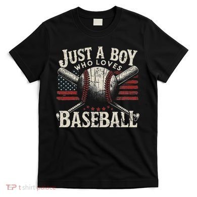 Just A Boy Who Loves Baseball T-Shirt