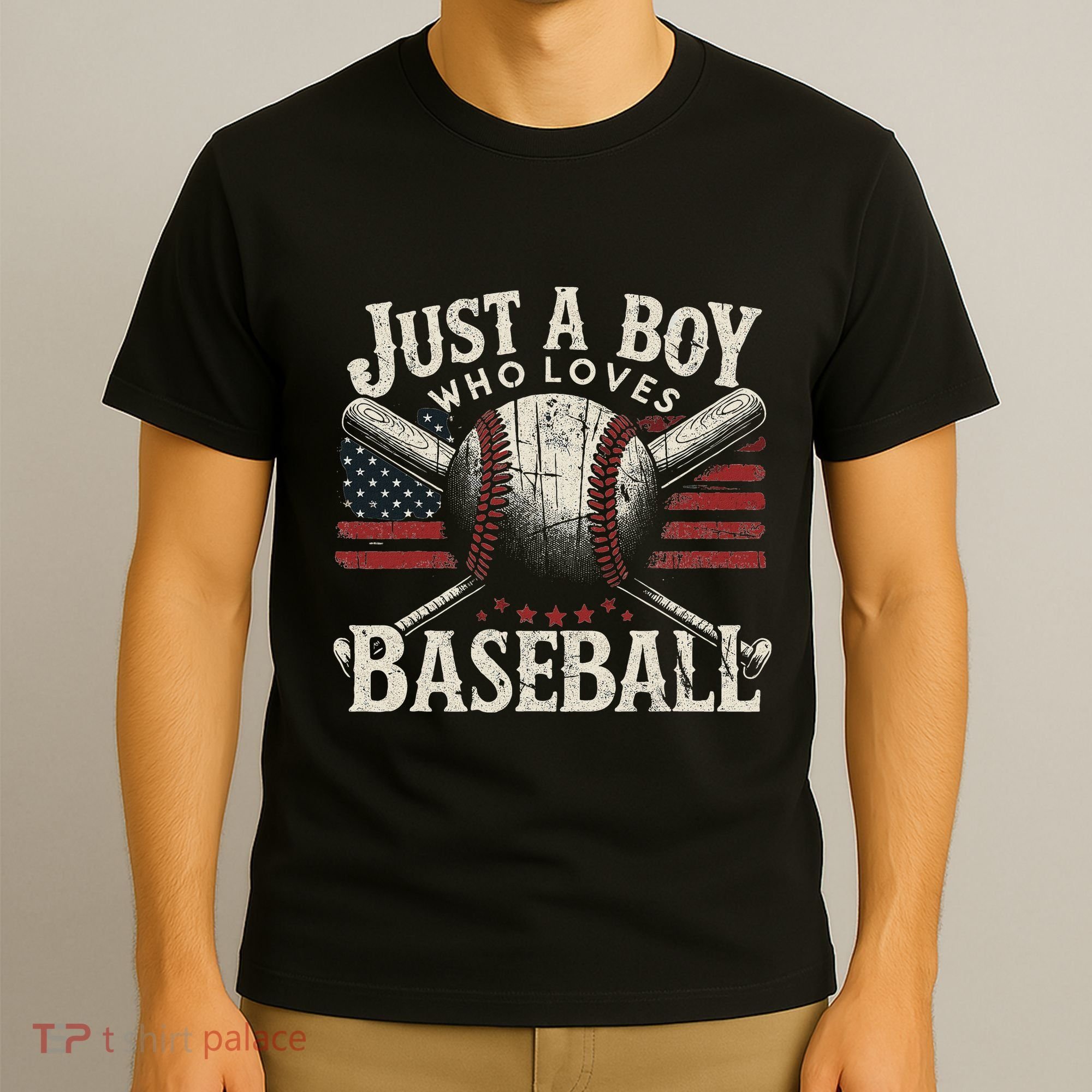 Just A Boy Who Loves Baseball T-Shirt