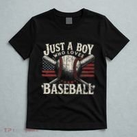 Just A Boy Who Loves Baseball T-Shirt thumb 5