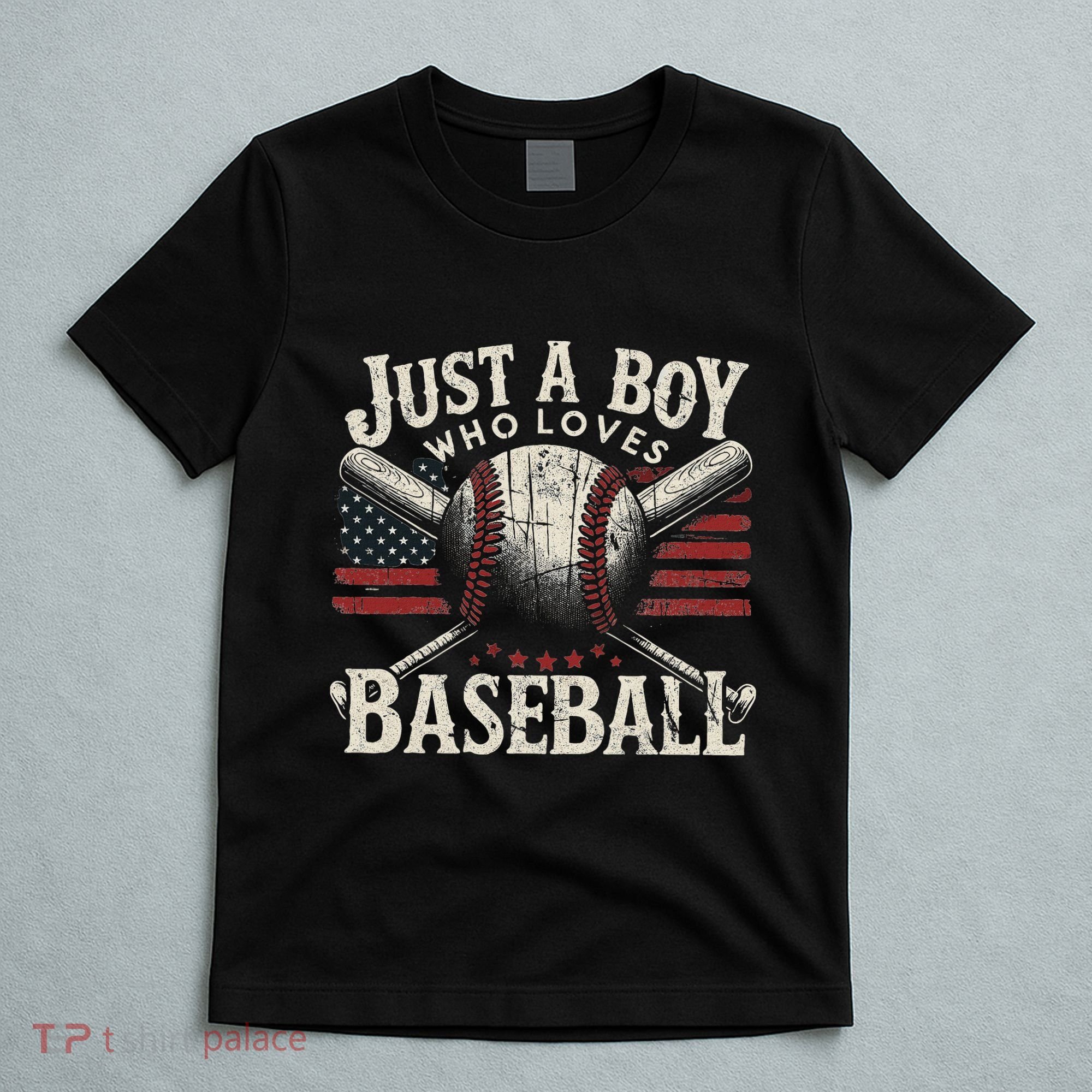 Just A Boy Who Loves Baseball T-Shirt