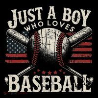 Just A Boy Who Loves Baseball Ornament thumb 1