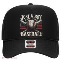Just A Boy Who Loves Baseball Hat thumb 0