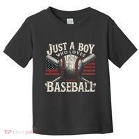 Just A Boy Who Loves Baseball Toddler T-Shirt thumb 0