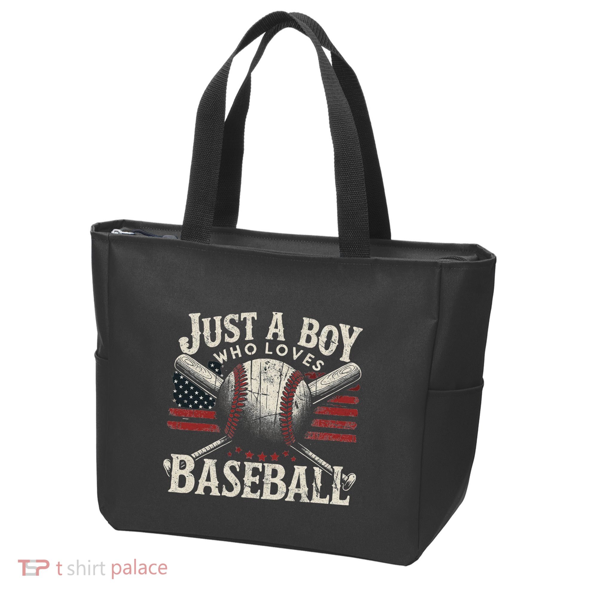 Just A Boy Who Loves Baseball Tote Bag