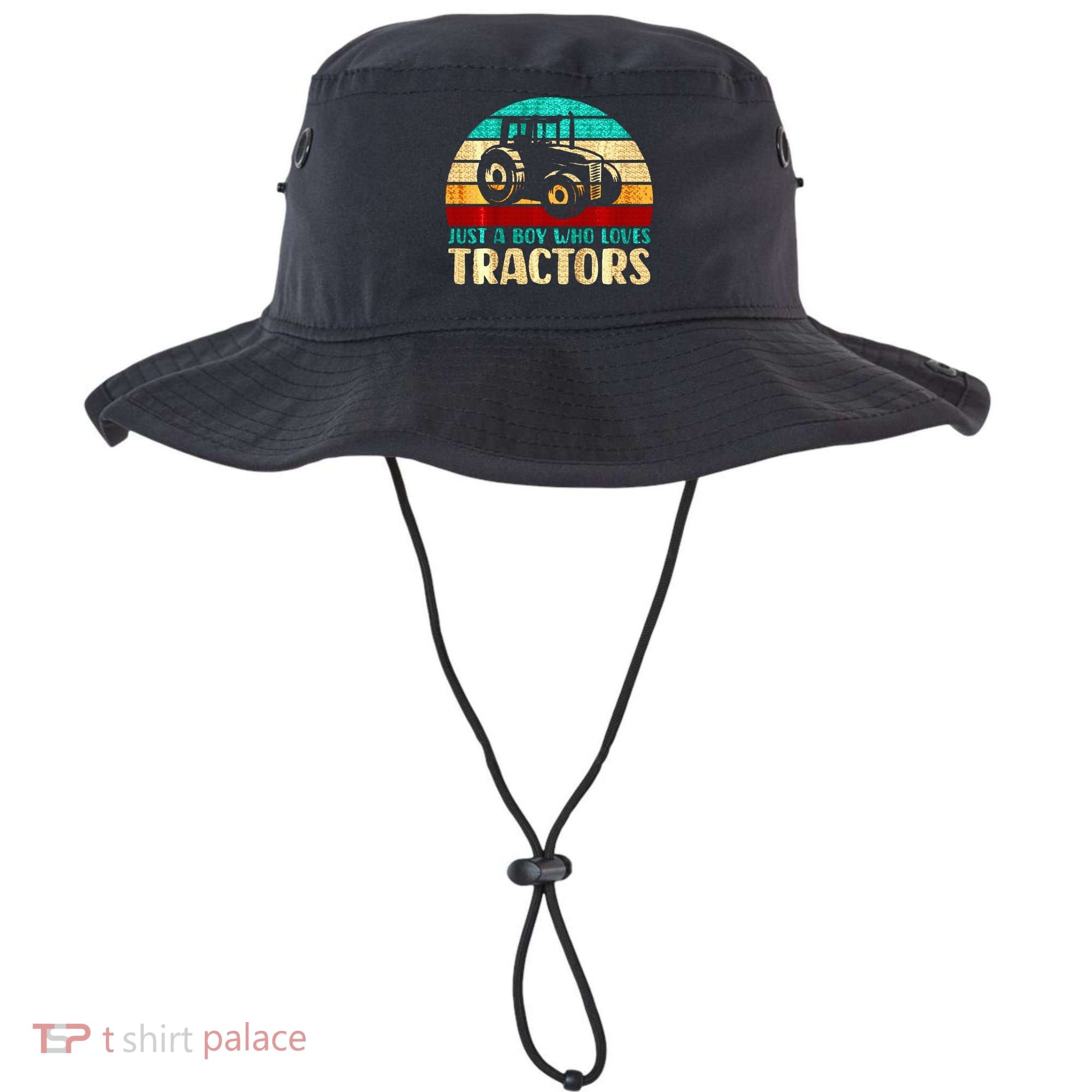 Just A Boy Who Loves Tractors Bucket Hat