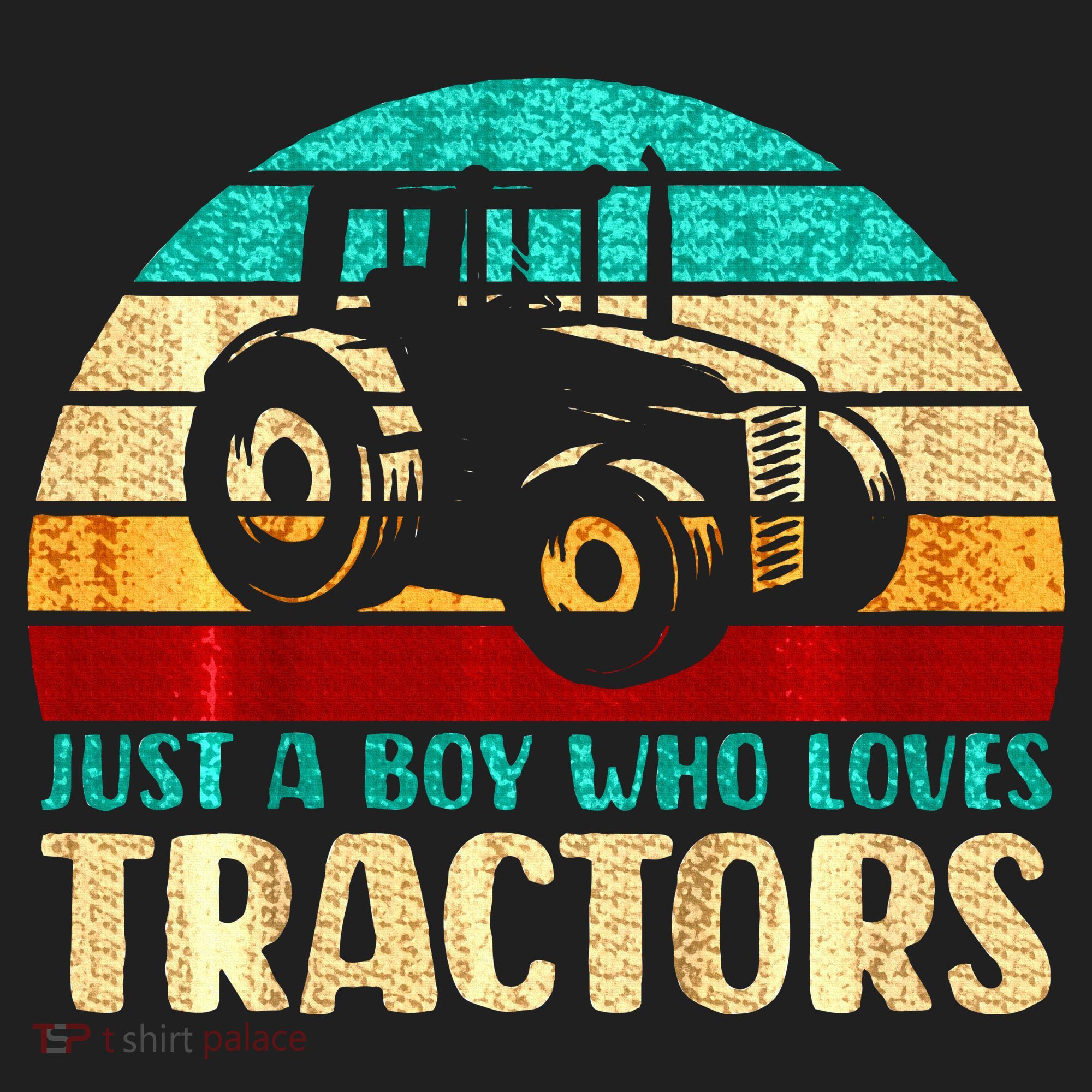 Just A Boy Who Loves Tractors Beanie