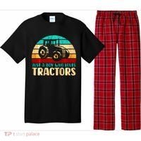 Just A Boy Who Loves Tractors Pajama Set thumb 0