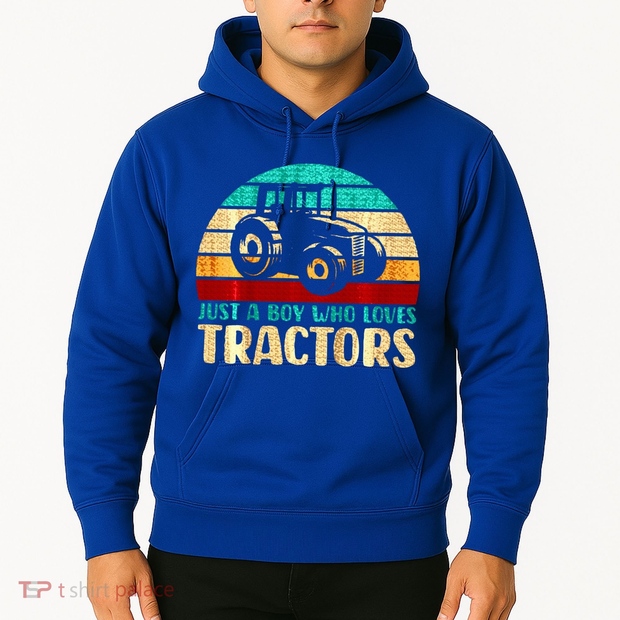Just A Boy Who Loves Tractors Hoodie