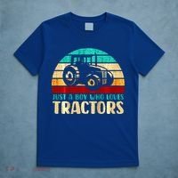 Just A Boy Who Loves Tractors T-Shirt thumb 5