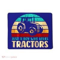 Just A Boy Who Loves Tractors Mousepad thumb 0