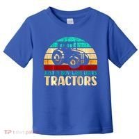 Just A Boy Who Loves Tractors Toddler T-Shirt thumb 0