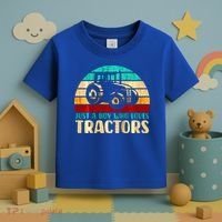 Just A Boy Who Loves Tractors Toddler T-Shirt thumb 3