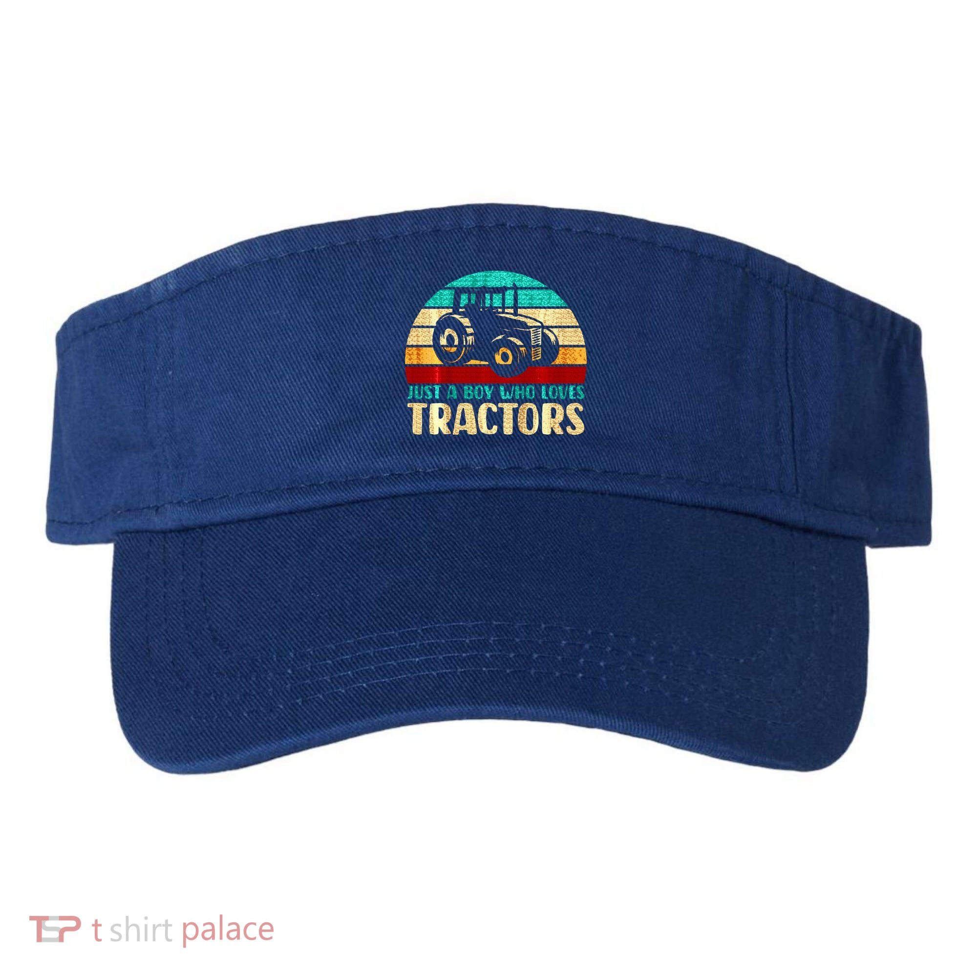 Just A Boy Who Loves Tractors Visor