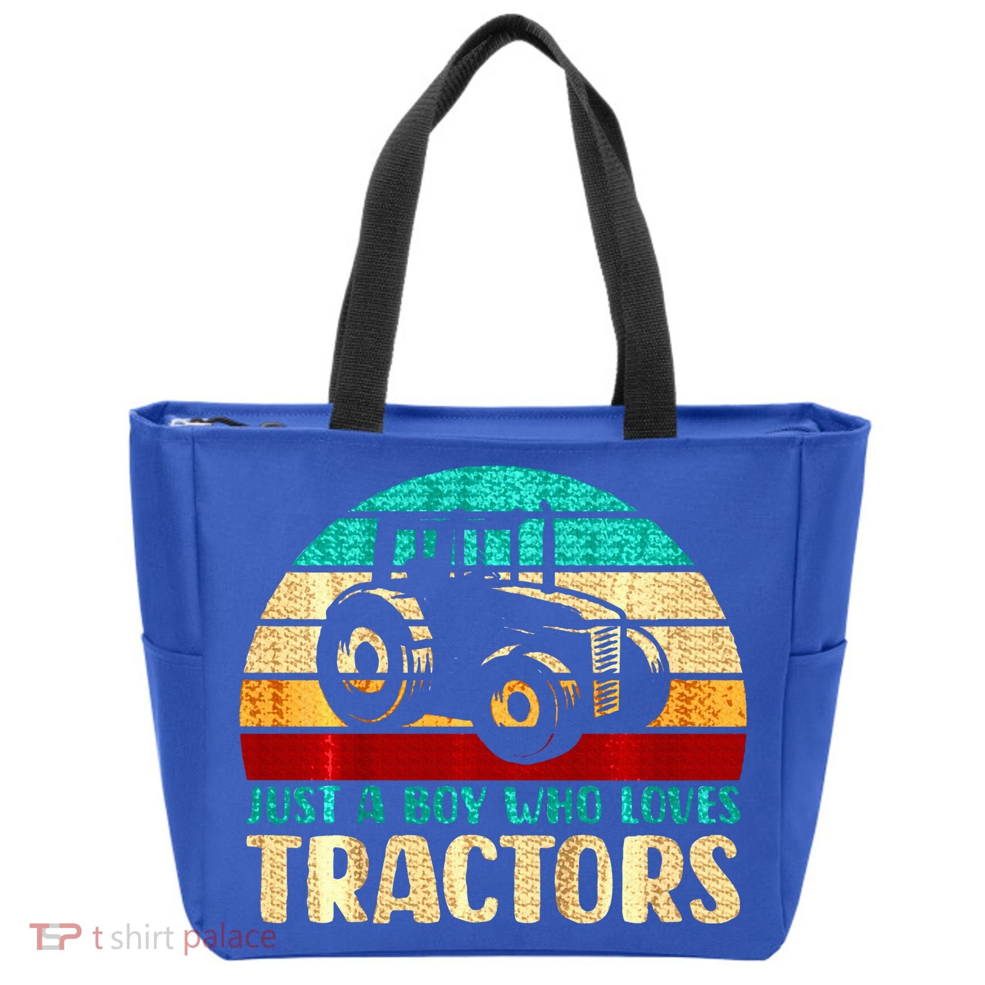 Just A Boy Who Loves Tractors Tote Bag