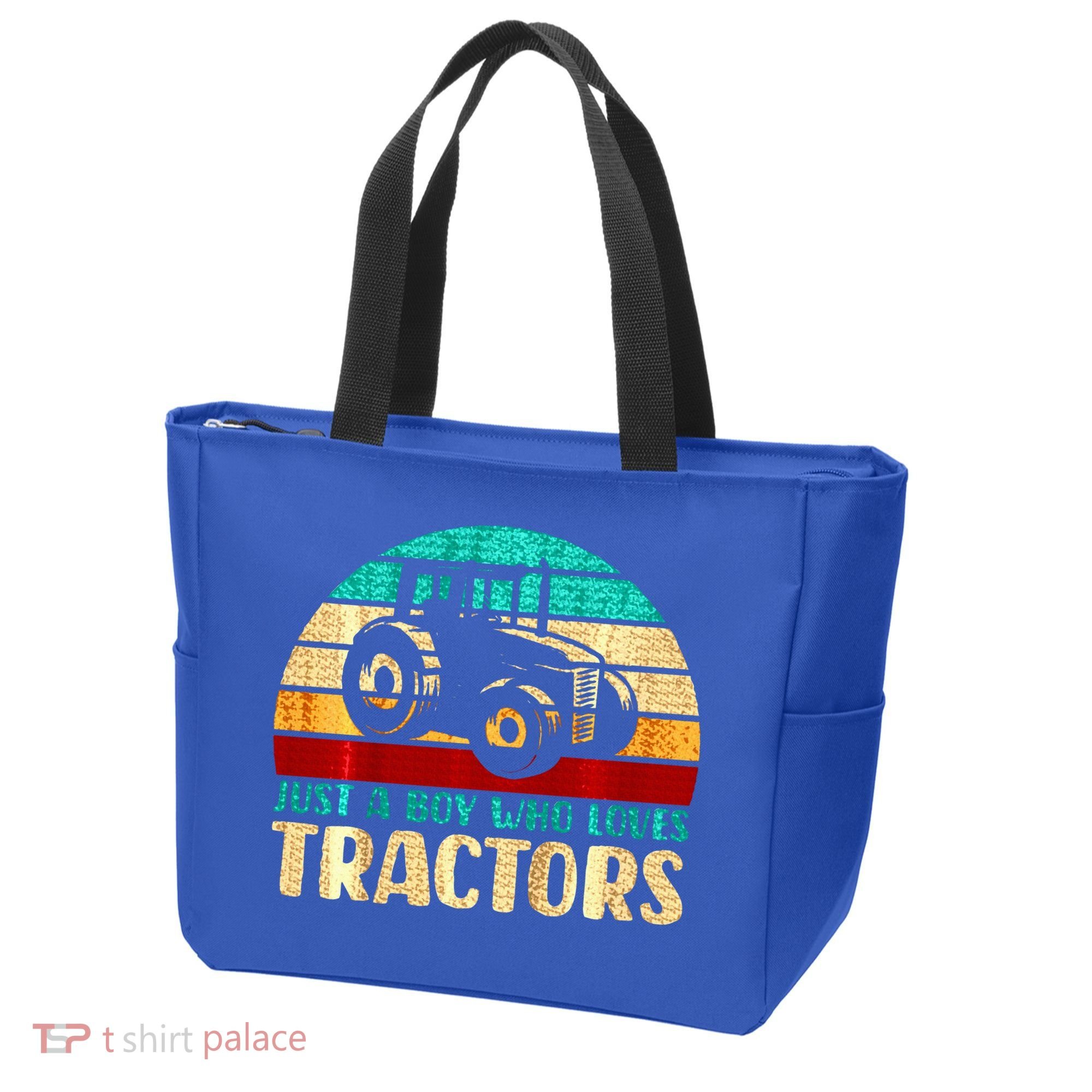 Just A Boy Who Loves Tractors Tote Bag