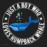 Just A Boy Who Loves Humpback Whale Funny Whale Lovers Beanie thumb 2