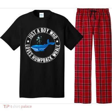 Just A Boy Who Loves Humpback Whale Funny Whale Lovers Pajama Set