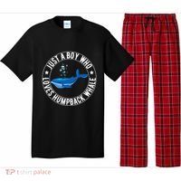 Just A Boy Who Loves Humpback Whale Funny Whale Lovers Pajama Set thumb 0