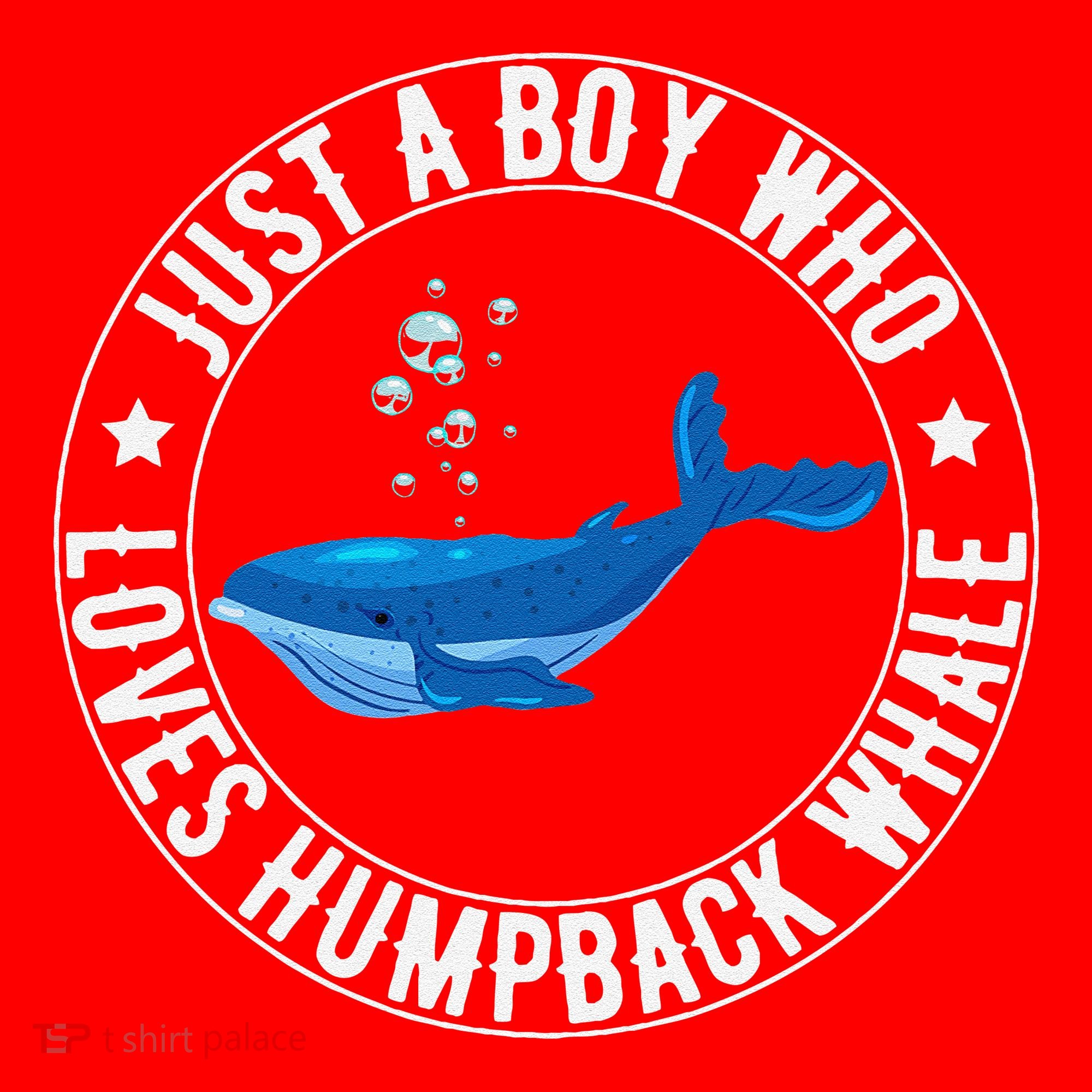 Just A Boy Who Loves Humpback Whale Funny Whale Lovers Santa Hat
