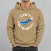 Just A Boy Who Loves Humpback Whale Funny Whale Lovers Hoodie thumb 0