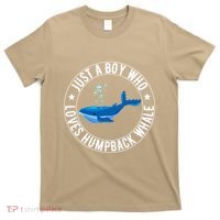 Just A Boy Who Loves Humpback Whale Funny Whale Lovers T-Shirt thumb 0