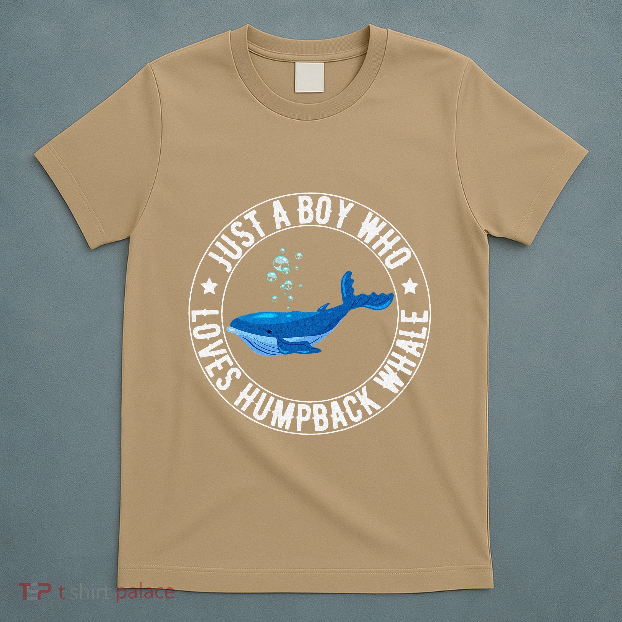 Just A Boy Who Loves Humpback Whale Funny Whale Lovers T-Shirt