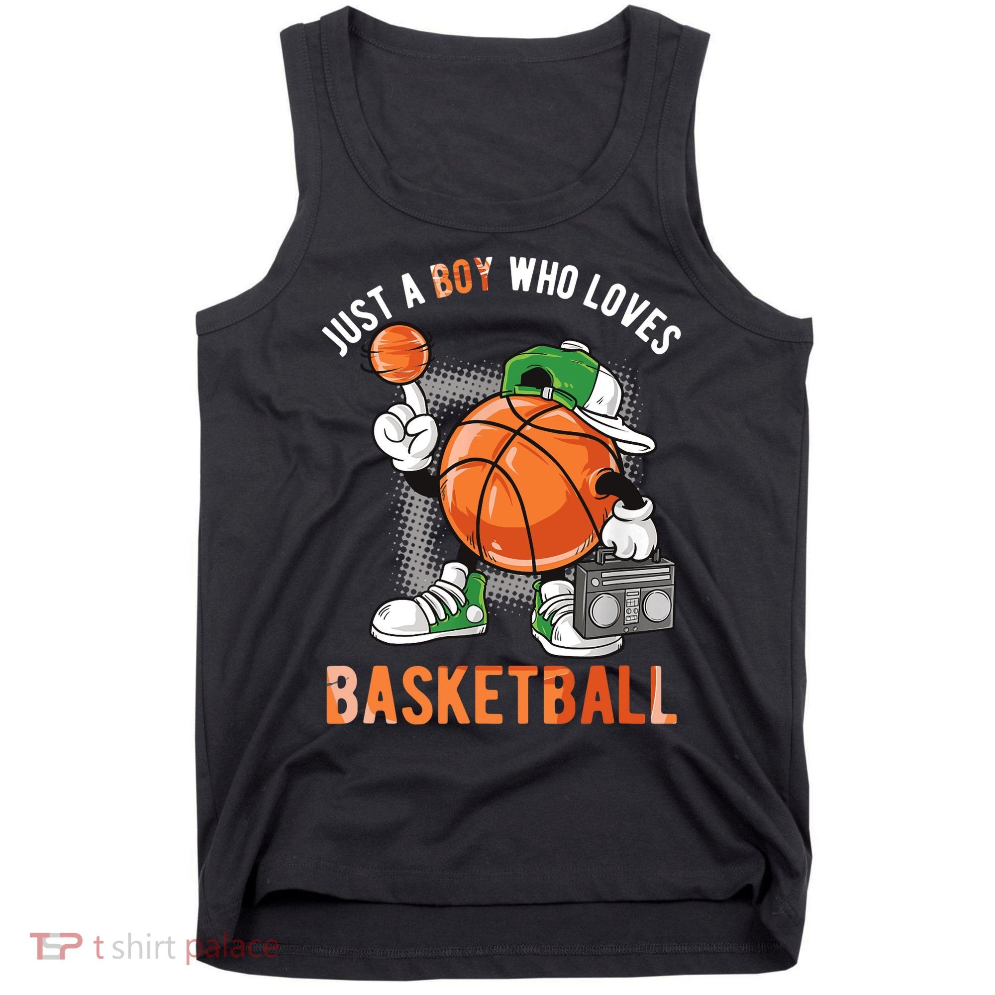 Just A Boy Who Loves Basketball Tank Top